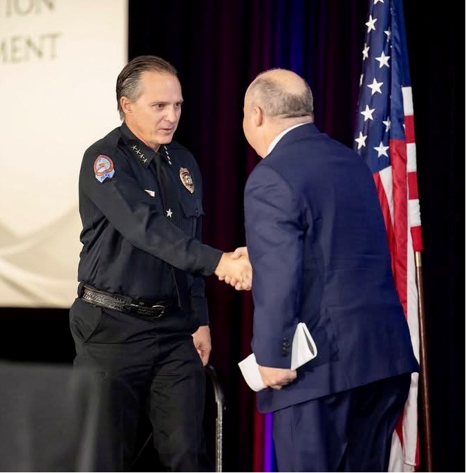 Award presentation at the Florida Law Enforcement Traffic Safety Challenge